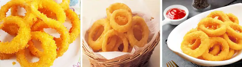 onion ring frying